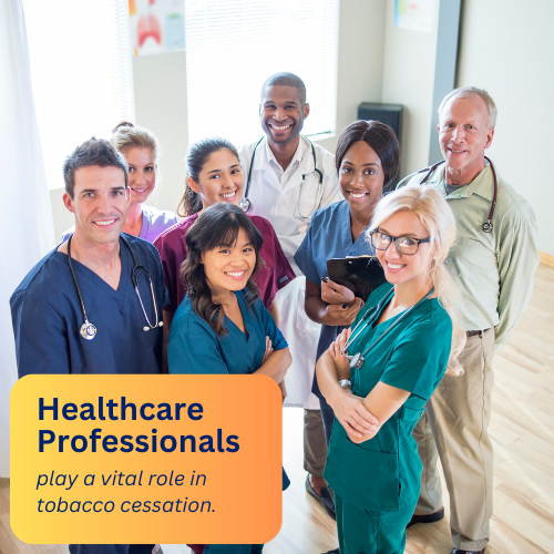 healthcare professionals play a vital role in tobacco cessation