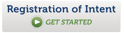 Registration of Intent - Get Started button