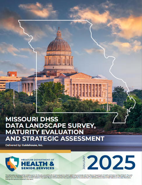 Missouri Data Landscape Survey, Maturity Evaluation and Strategic Assessment front cover