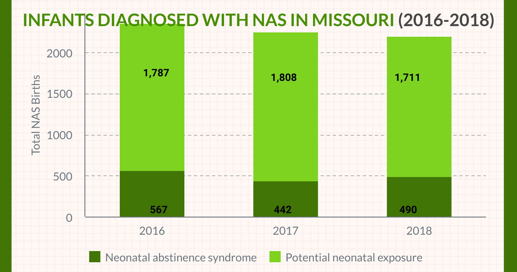 opioid the impact on the future infants diagnosed with NAS in Missouri image