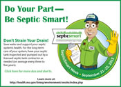 Do your part -- Be septic smart!