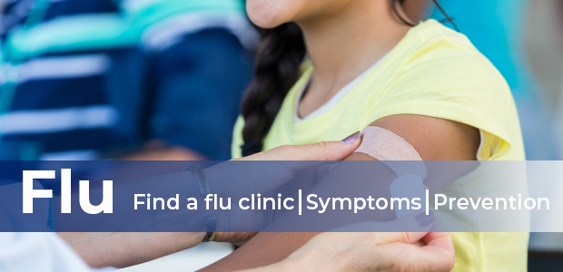 flu - find a flu clinic, symptoms and prevention