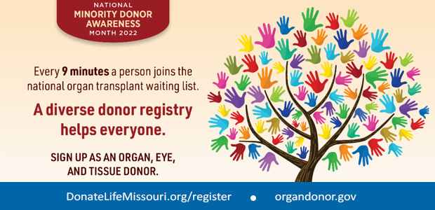 National minority donor awareness month 2022