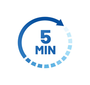 5 minutes.