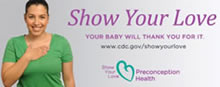 show your love logo; your baby will thank you for it