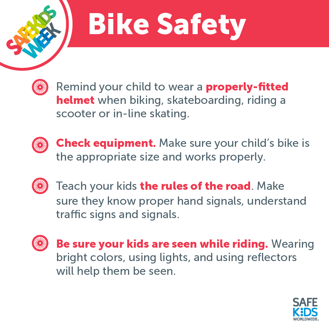 Bike Safety twitter message