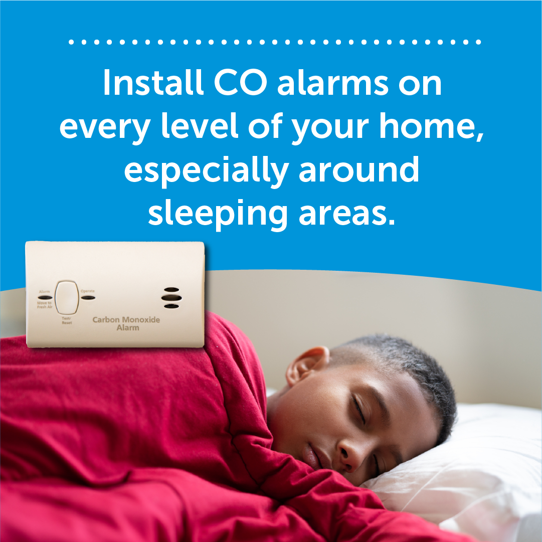 Carbon Monoxide Awareness Month Facebook message