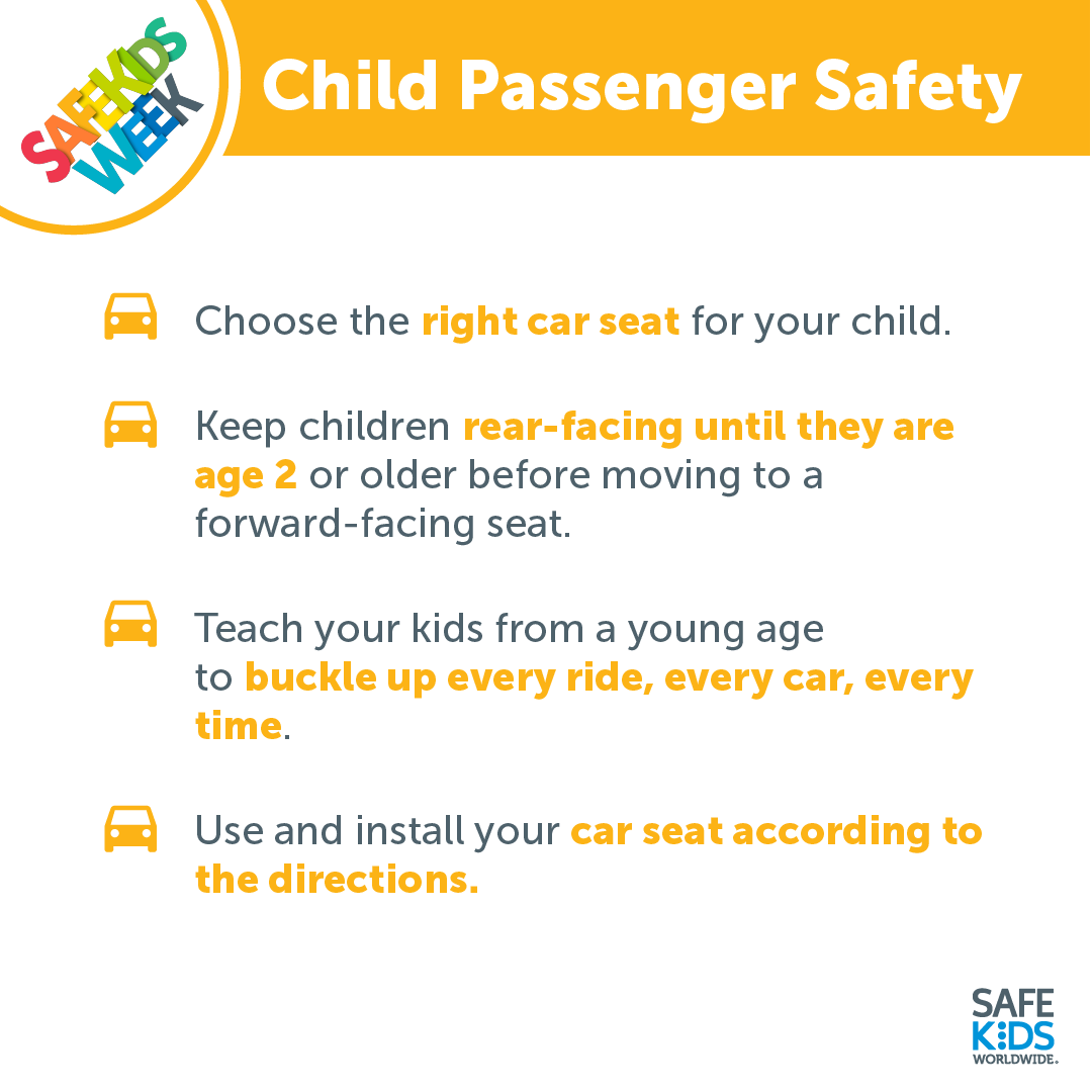 Child Passenger Safety Facebook message