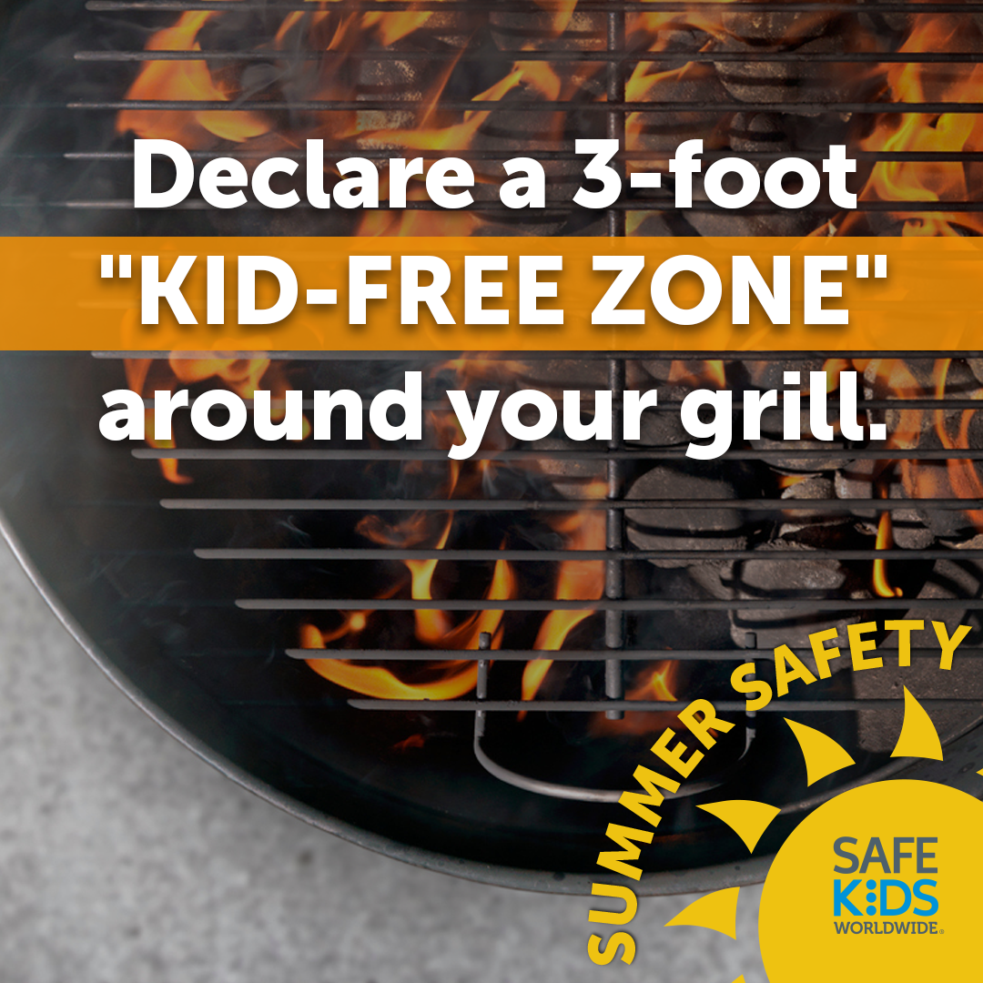 Summer Safety Grilling Twitter Message