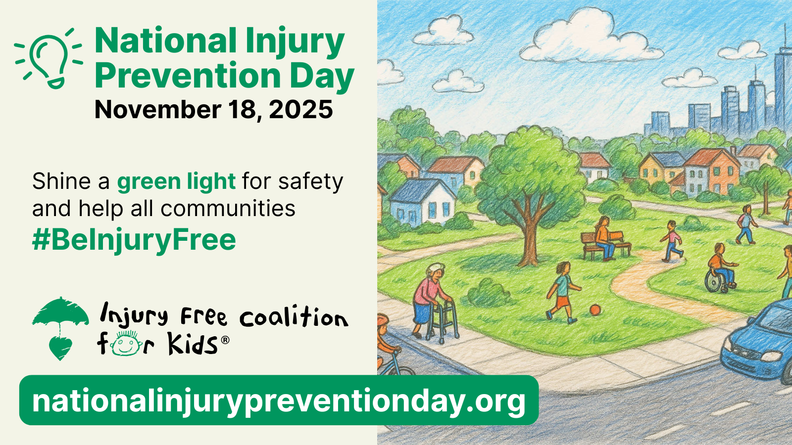 National Injury Prevention Day Twitter message