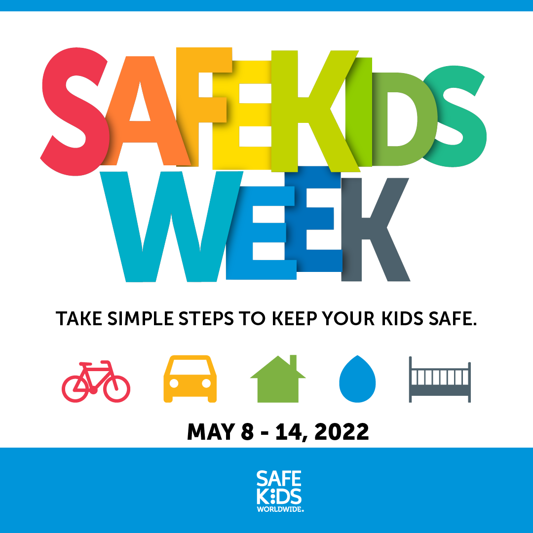 Safe Kids Week twitter message
