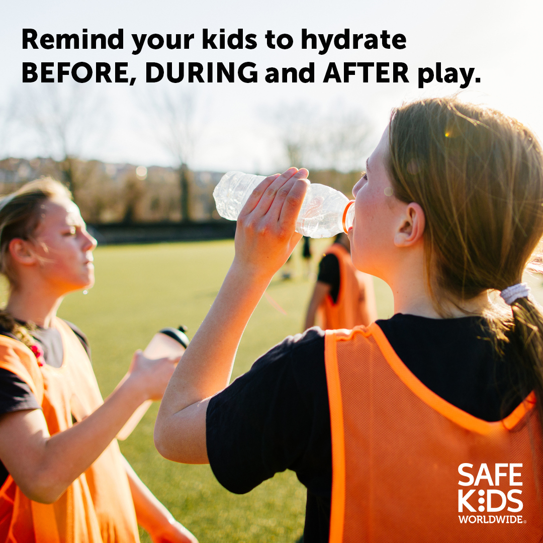 National Hydration Day-Sports Safety Facebook message
