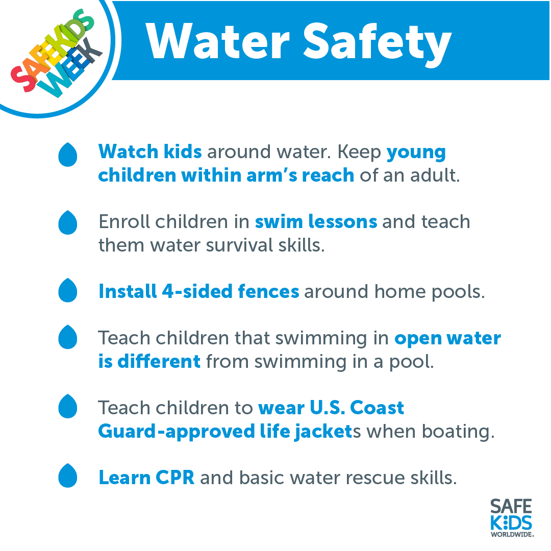 Water Safety Facebook Message