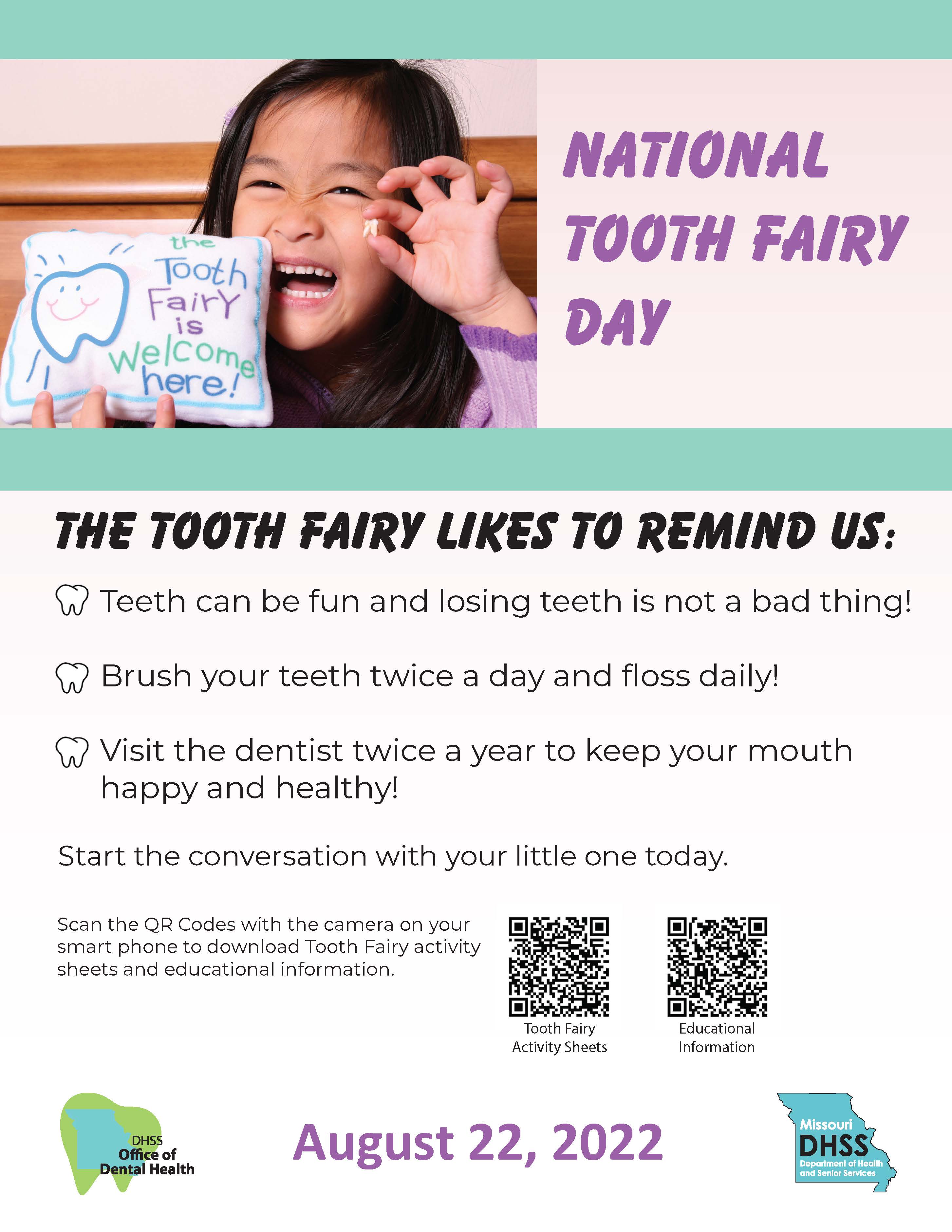 National Tooth Fairy Day Flyer