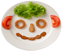 plate of veggies
