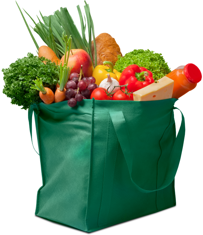 green grocery bag