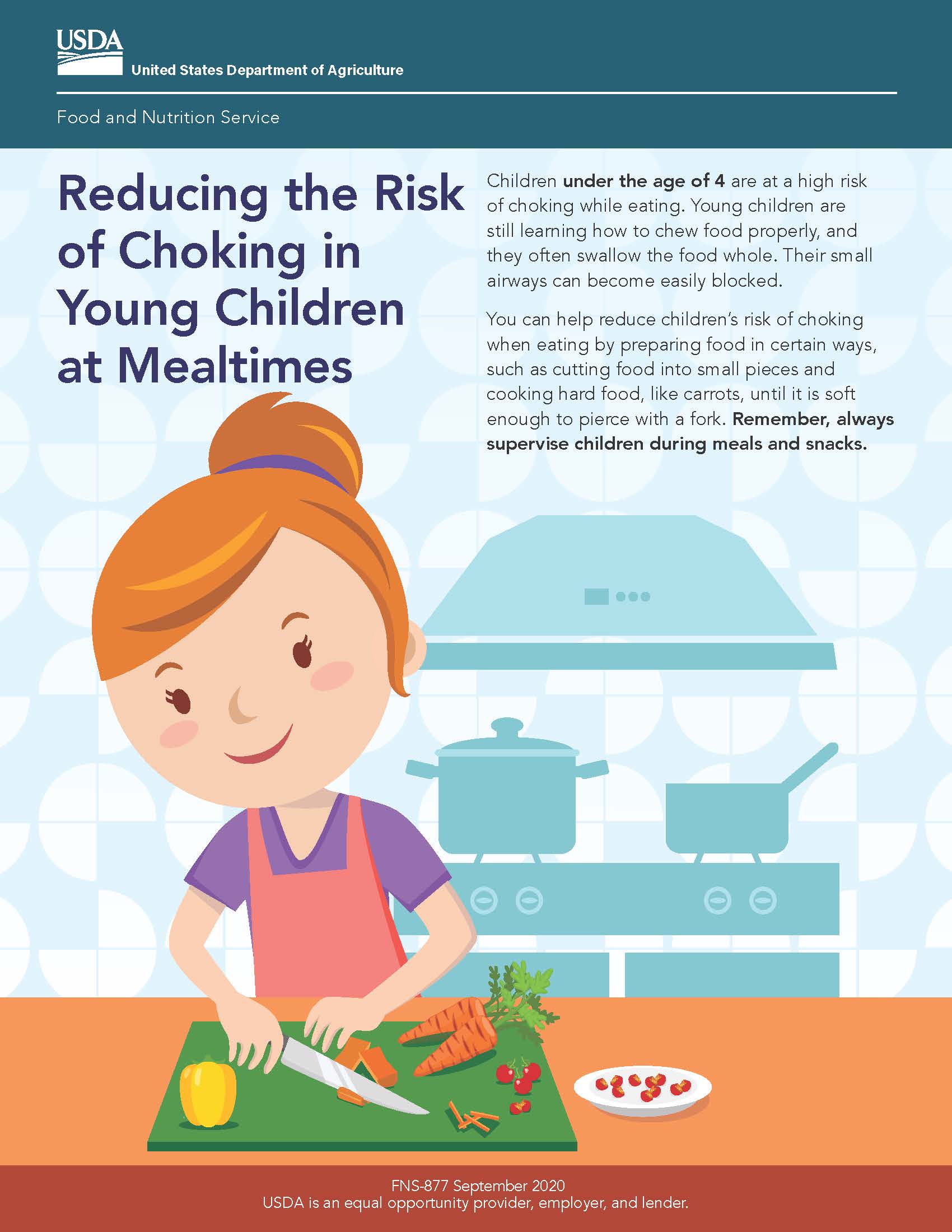 Reducing the Risk of Choking in Young Children at Mealtimes