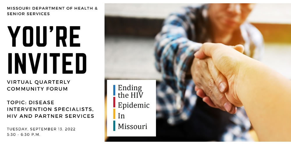 You're Invited! Ending the HIV Epidemic in Missouri Community Engagement Forum: Older Adults and HIV