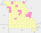 West Nile Virus map