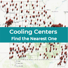 Cooling Centers map