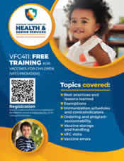 Vaccines for Children 411 Training Flyer