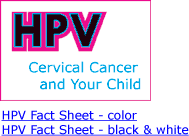 HPV Fact Sheets
