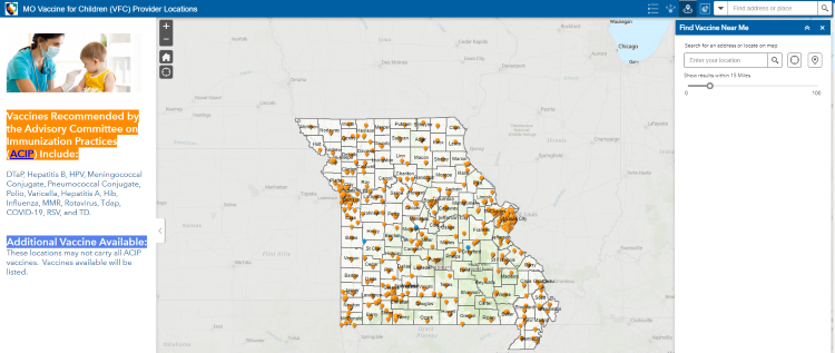 preview picture of the vcf provider map