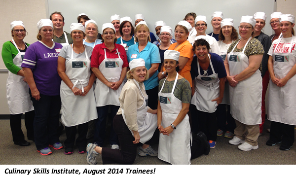Aug 2014 Culinary Skills Trainees