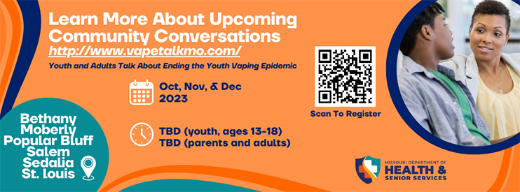 Community conversations about end the youth vaping epidemic
