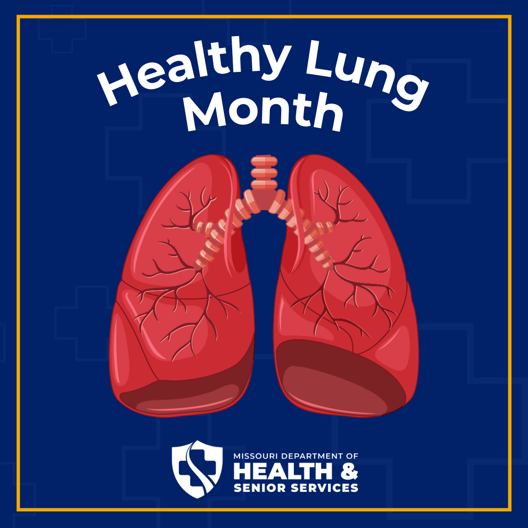 Healthy Lung Month Facebook message