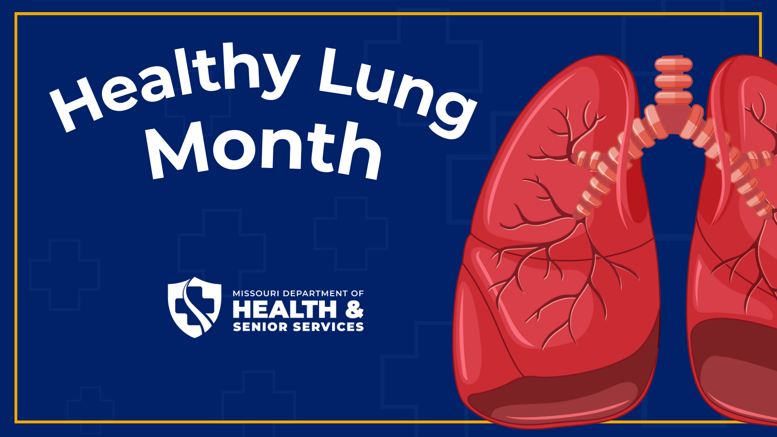 Healthy Lung Month Twitter message