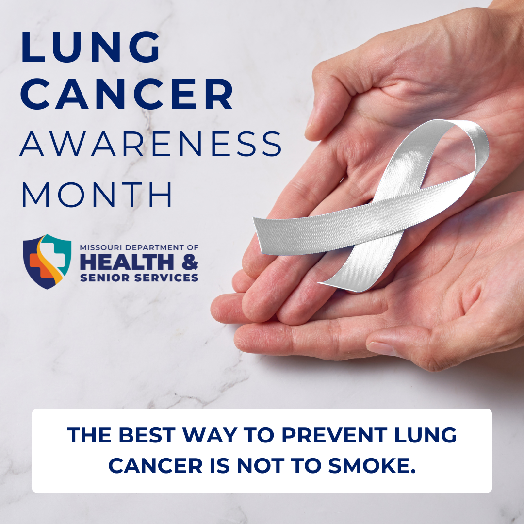 Lung Cancer Awareness Month Facebook message