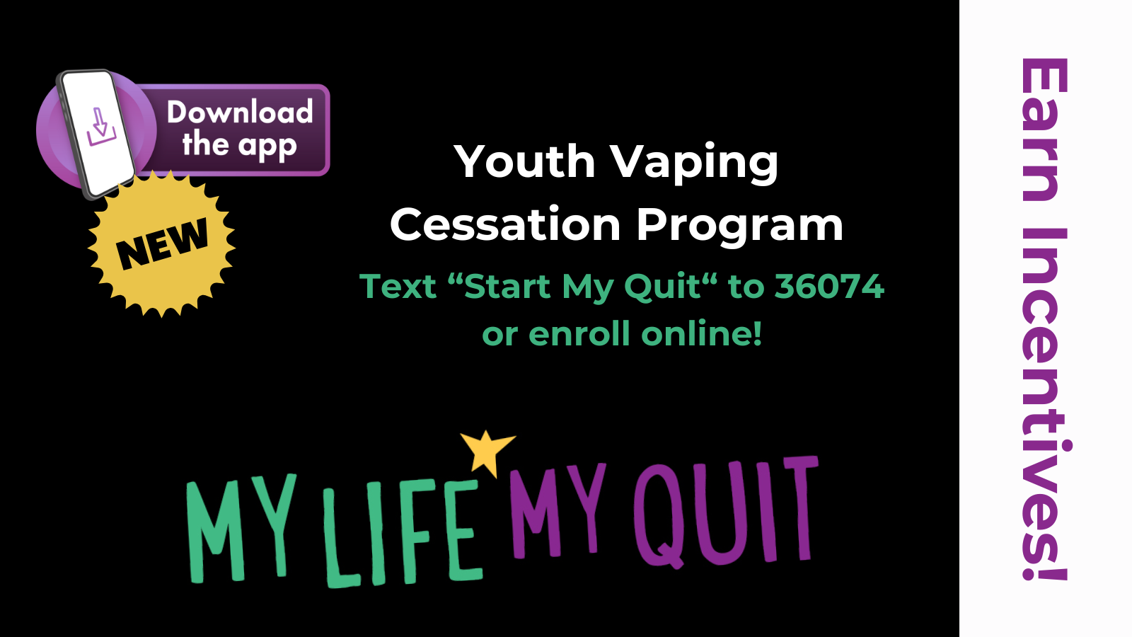 My Life My Quit Twitter message