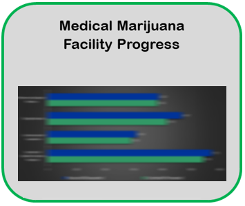 Medical Marijuana Facility Progress graph