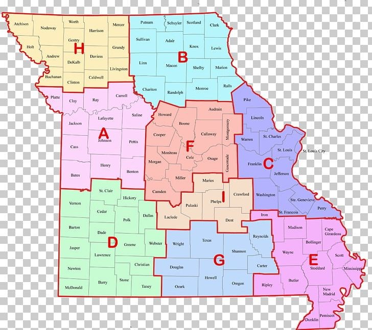 Missouri EMS Mutual Aid Regions Map