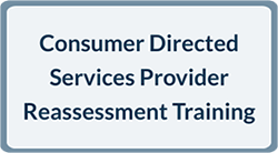 Consumer Directed Services Training
