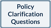 Policy Clarification Questions
