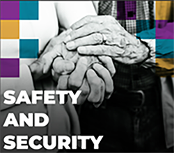 two hands with text Safety and Security