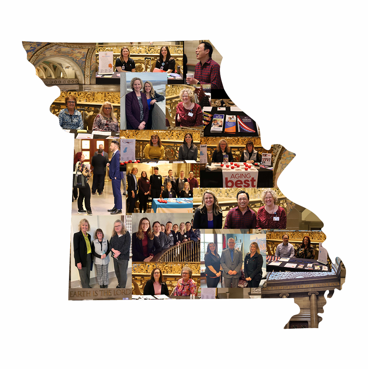 Advocacy day collage