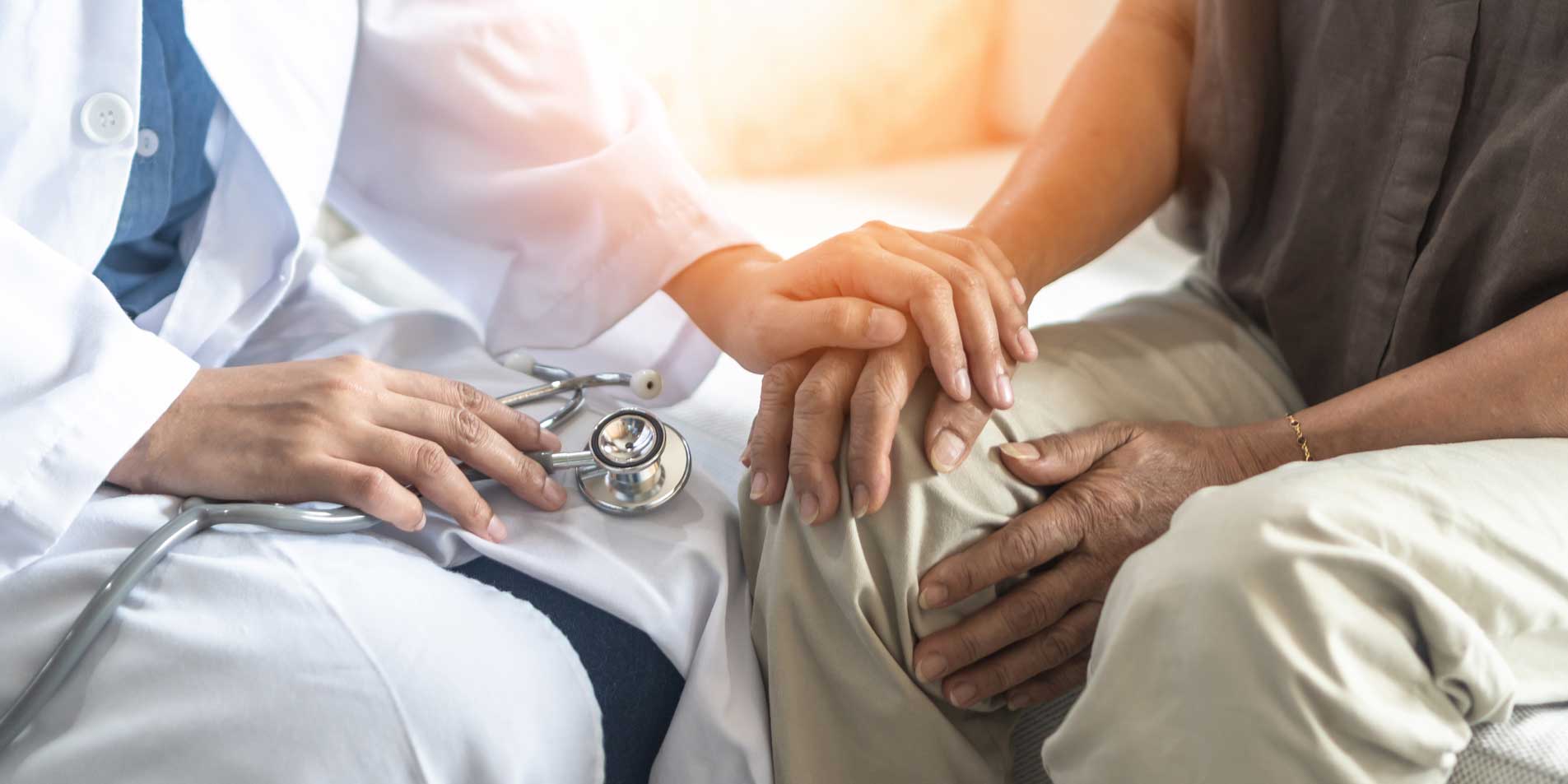 comforting doctor