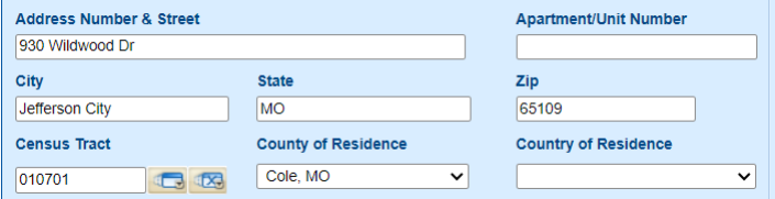 Address Entry 2