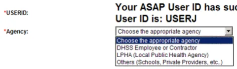 Make note of your User ID